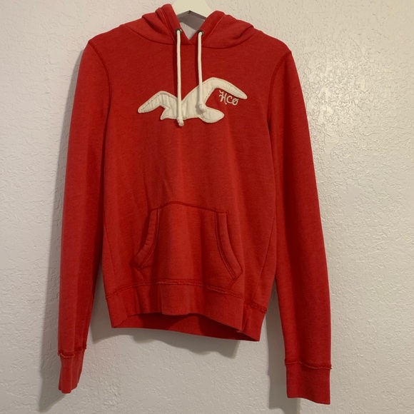 Hollister Tops - Hollister Red Hoodie